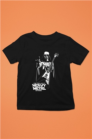 Star Wars Baskılı Siyah Unisex Çocuk Tişört