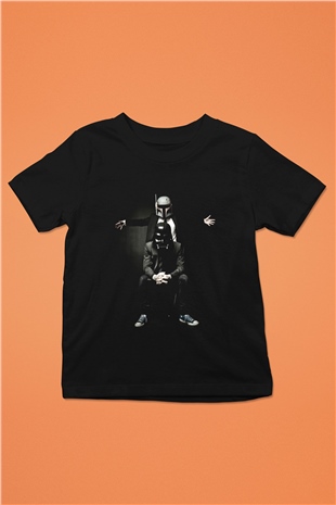 Star Wars Baskılı Siyah Unisex Çocuk Tişört