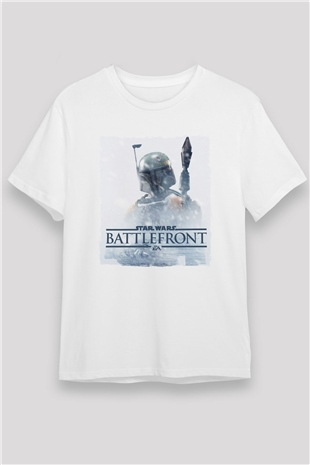 Star Wars: Battlefront Beyaz Unisex Tişört T-Shirt