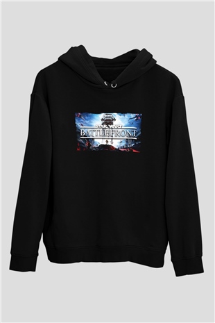 Star Wars: Battlefront Siyah Unisex Hoodie