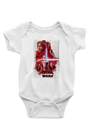 Star Wars Beyaz Bebek Body - Zıbın