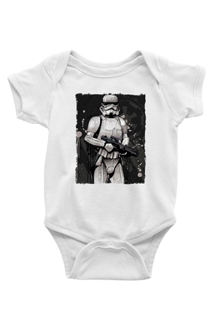Star Wars Beyaz Bebek Body - Zıbın