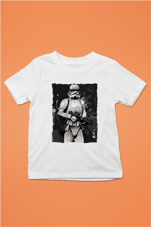 Star Wars Beyaz Unisex Çocuk Tişört