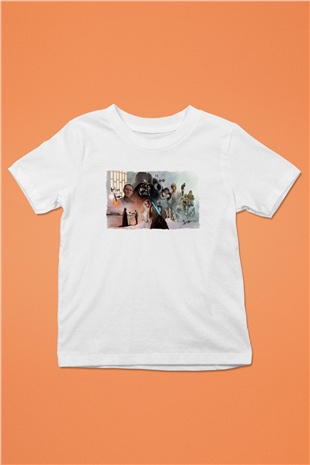 Star Wars Beyaz Unisex Çocuk Tişört