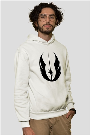 Star Wars Beyaz Unisex Hoodie