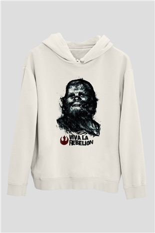 Star Wars Beyaz Unisex Hoodie