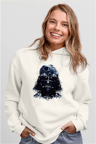 Star Wars Beyaz Unisex Hoodie