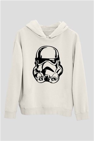 Star Wars Beyaz Unisex Hoodie