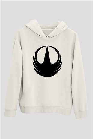 Star Wars Beyaz Unisex Hoodie