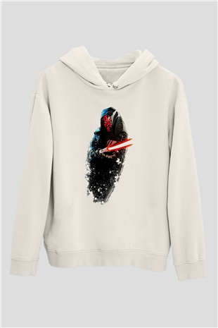 Star Wars Beyaz Unisex Hoodie
