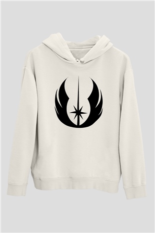 Star Wars Beyaz Unisex Hoodie