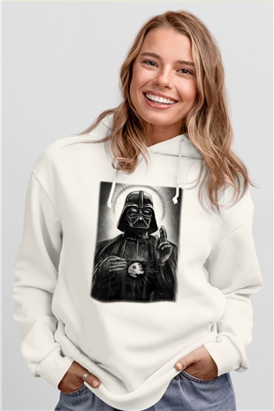 Star Wars Beyaz Unisex Hoodie