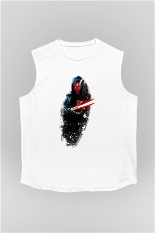 Star Wars Beyaz Unisex Kolsuz Tişört