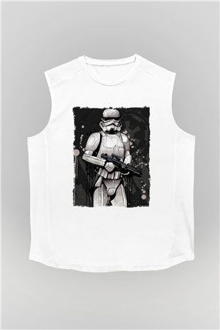 Star Wars Beyaz Unisex Kolsuz Tişört
