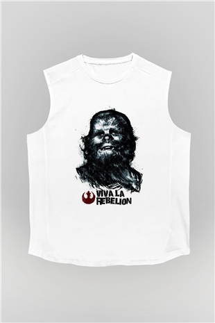 Star Wars Beyaz Unisex Kolsuz Tişört