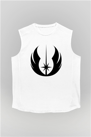 Star Wars Beyaz Unisex Kolsuz Tişört