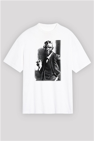 Star Wars Beyaz Unisex Oversize Tişört T-Shirt