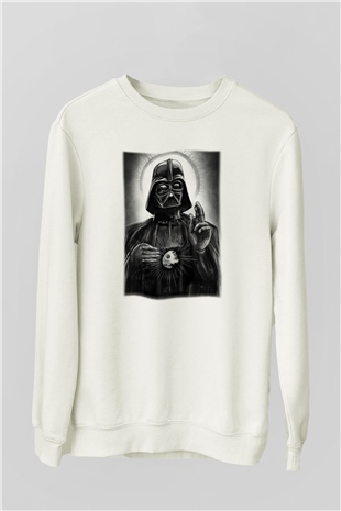 Star Wars Beyaz Unisex Sweatshirt