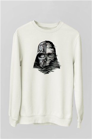 Star Wars Beyaz Unisex Sweatshirt