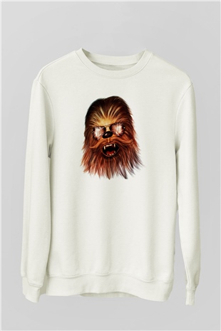 Star Wars Beyaz Unisex Sweatshirt