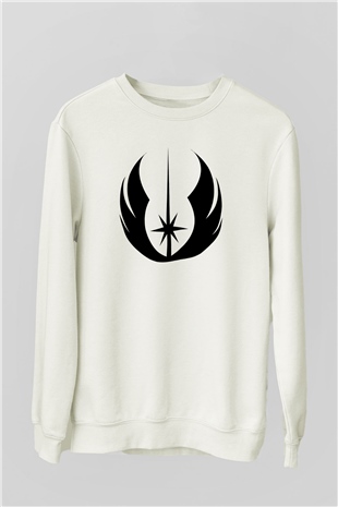 Star Wars Beyaz Unisex Sweatshirt
