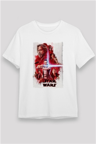 Star Wars Beyaz Unisex Tişört T-Shirt