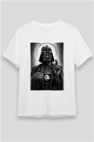 Star Wars Beyaz Unisex Tişört T-Shirt