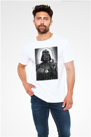 Star Wars Beyaz Unisex Tişört T-Shirt