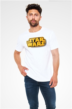 Star Wars Beyaz Unisex Tişört T-Shirt
