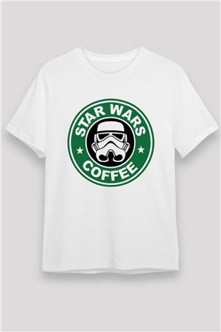 Star Wars Beyaz Unisex Tişört T-Shirt