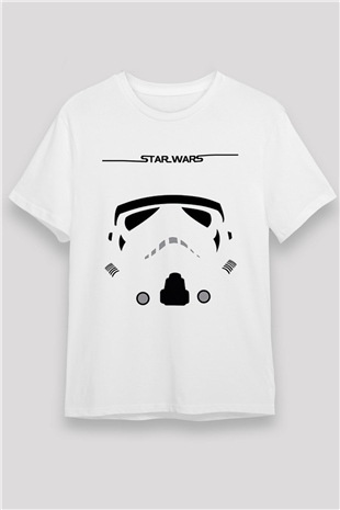 Star Wars Beyaz Unisex Tişört T-Shirt