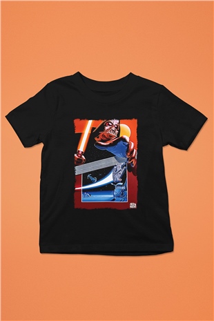Star Wars (Dart Vader) Baskılı Unisex Siyah Çocuk Tişört - Tshirt