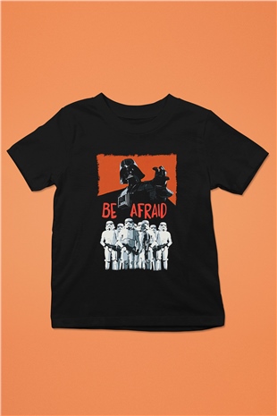 Star Wars (Dart Vader) Baskılı Unisex Siyah Çocuk Tişört - Tshirt