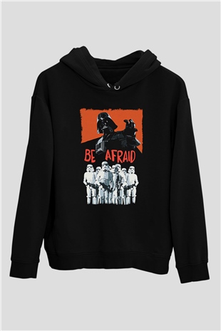 Star Wars (Dart Vader) Baskılı Unisex Siyah Hoodie