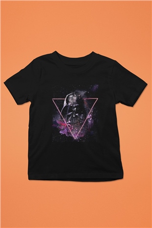 Star Wars (Dart Vader) Baskılı Unisex Siyah Çocuk Tişört - Tshirt