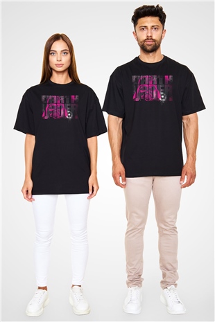 Star Wars (Dart Vader) Baskılı Unisex Siyah Oversize Tişört - Tshirt