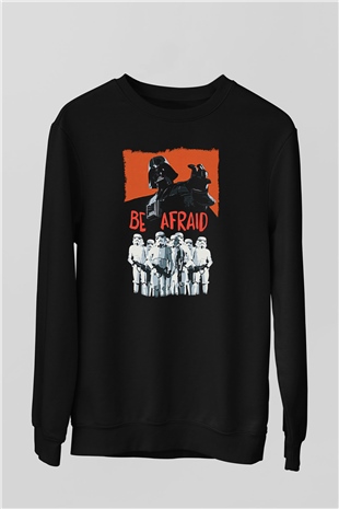 Star Wars (Dart Vader) Baskılı Unisex Siyah Sweatshirt
