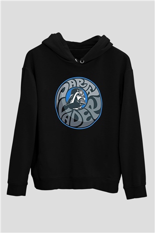 Star Wars (Dart Vader) Baskılı Unisex Siyah Hoodie
