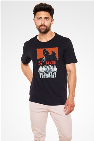 Star Wars (Dart Vader) Baskılı Unisex Siyah Tişört - Tshirt