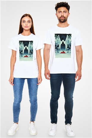 Star Wars İmparatorun Dönüşü (The Empire Strikes Back) Baskılı Beyaz Unisex Tshirt