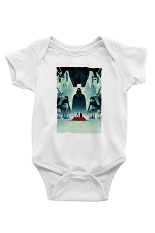 Star Wars İmparatorun Dönüşü (The Empire Strikes Back) Baskılı Beyaz Unisex Çocuk Tshirt