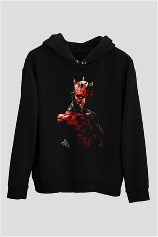 Star Wars Siyah Unisex Kapşonlu Sweatshirt