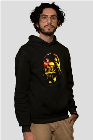Star Wars Siyah Unisex Kapşonlu Sweatshirt