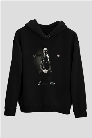 Star Wars Siyah Unisex Kapşonlu Sweatshirt