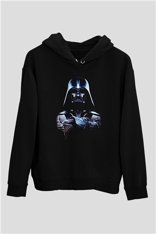 Star Wars Siyah Unisex Kapşonlu Sweatshirt