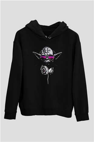 Star Wars Siyah Unisex Kapşonlu Sweatshirt
