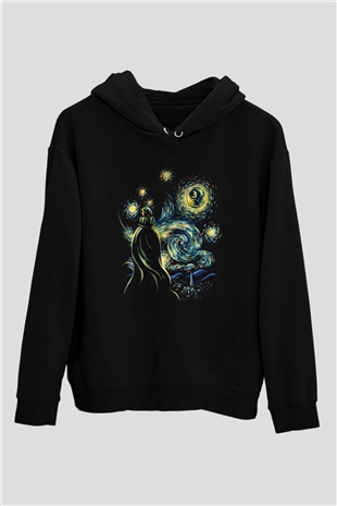 Star Wars Siyah Unisex Kapşonlu Sweatshirt