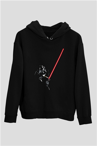 Star Wars Siyah Unisex Kapşonlu Sweatshirt