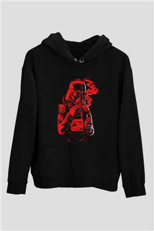Star Wars Siyah Unisex Kapşonlu Sweatshirt