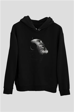 Star Wars Siyah Unisex Kapşonlu Sweatshirt